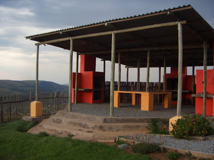 amathole mountain lodge braai area