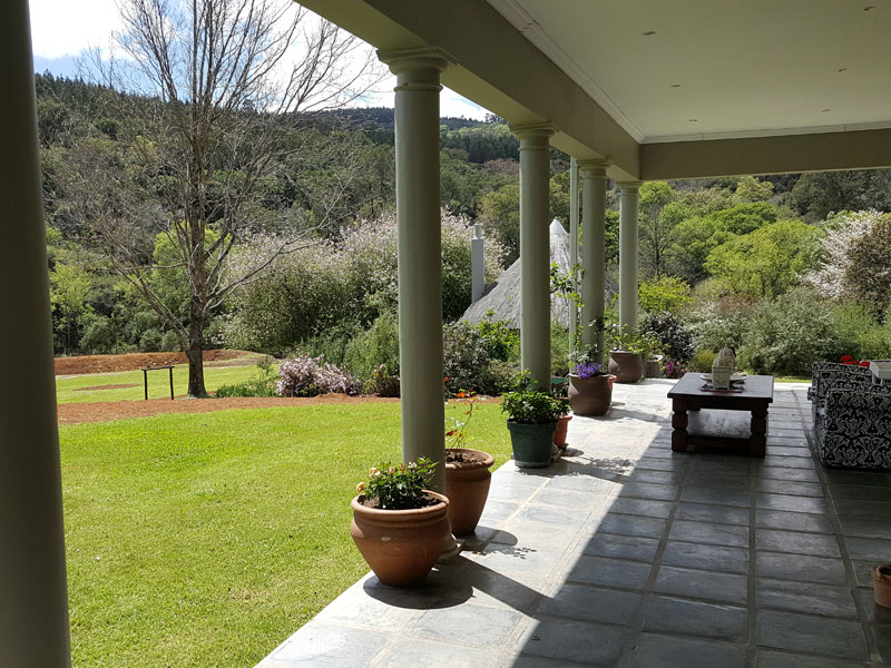 patio Yellowwood Creek Accommodation